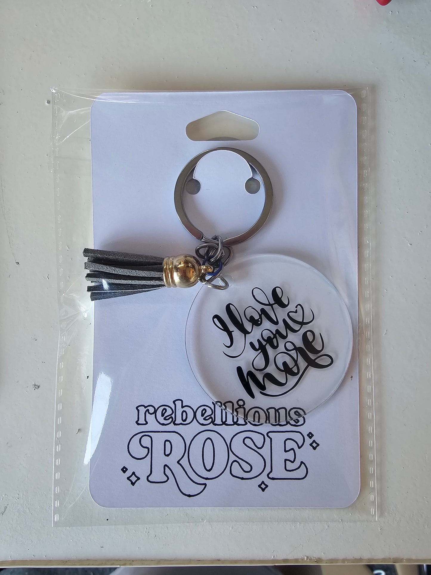 Love you more Keychain