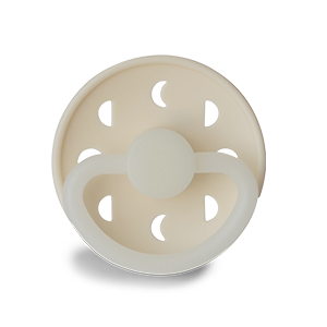 FRIGG - MOON PHASE PACIFIER CREAM SILICONE - NIGHT