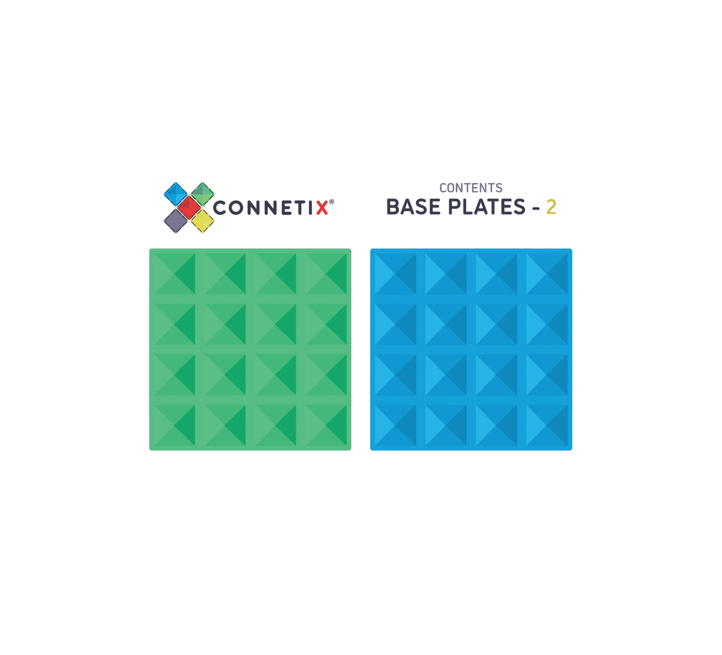 Connetix - 2 Piece Base Plate Pack NZ