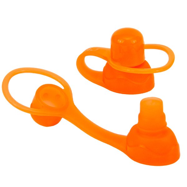 Pouchee- Soft Sip Pouch Topper - Orange