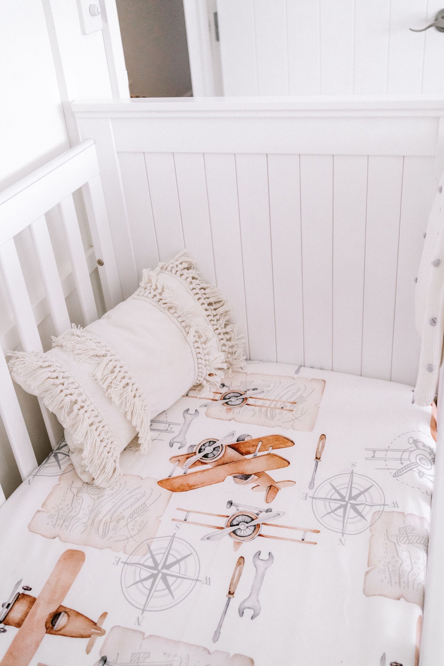 Saylor Mae Fitted Cot Sheet - Oaklynn