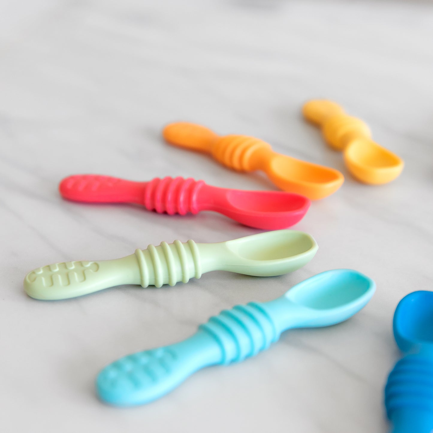 Bumkins - Silicone Spoon 3pk - Tutti Frutti
