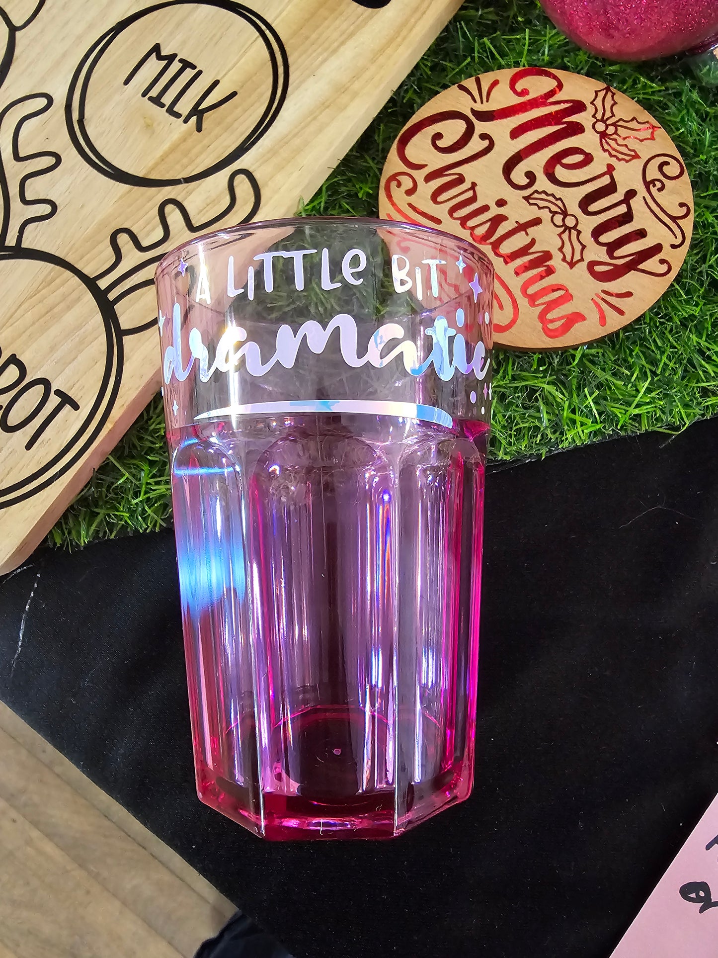 Personalised plastic tumbler