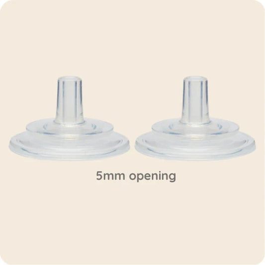 Subo Straw - Clear - 5mm 2pk